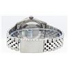 Image 6 : Rolex Mens Stainless Steel Silver Index Diamond Bezel Datejust Wristwatch 36MM