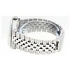 Image 7 : Rolex Mens Stainless Steel Silver Index Diamond Bezel Datejust Wristwatch 36MM