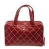 Image 1 : Chanel Red Wild Stitch Tote Bag