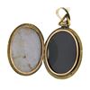 Image 8 : Antique Victorian 14k Gold Diamond & Pearl Locket Pendant & 17" Fancy Link Chain