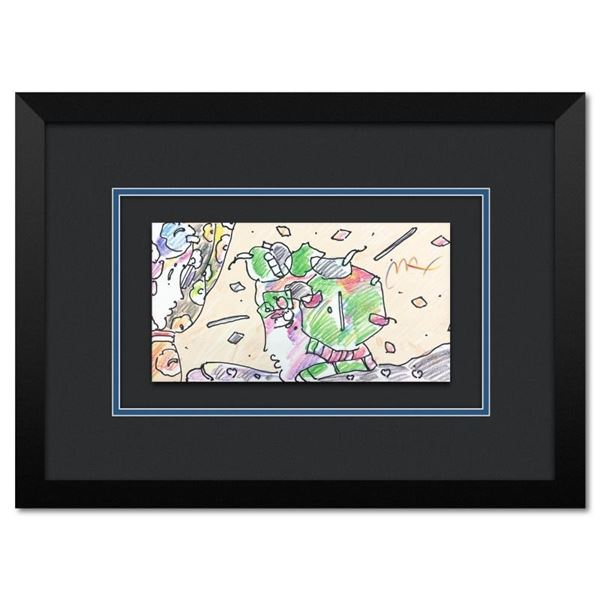 Lady Through Window by Peter Max