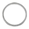 Image 2 : Antique 18K Gold 2.1mm Textured w/ Polished Sections Eternity Stack Band Rin