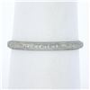 Image 5 : Antique 18K Gold 2.1mm Textured w/ Polished Sections Eternity Stack Band Rin