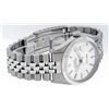 Image 2 : Rolex Mens Stainless Steel 36MM Silver Index Datejust Wristwatch
