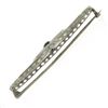 Image 1 : Antique Art Deco 14k Gold Camphor Glass w/ Diamond & Onyx Filigree Pin Brooch