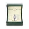 Image 8 : Rolex Ladies Stainless Steel Quickset Sapphire Silver Diamond Datejust Hidden Cl