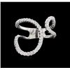 Image 2 : 0.90 ctw Diamond Ring - 14KT White Gold