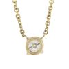 Image 6 : New 14K Gold .49 ctw Round Brilliant Diamond Solitaire Pendant w/ Adjustable Cha