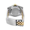 Image 9 : Rolex Mens Two Tone Sapphire Factory Champagne Diamond Dial Fluted Bezel Datejus