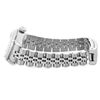 Image 7 : Rolex Ladies Stainless Steel Black Index Dial Engine Turn Bezel Jubilee Band Dat