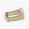 Image 7 : Mens 18K Two Tone Yellow Gold And Stainless Steel Black Index 41MM Datejust With