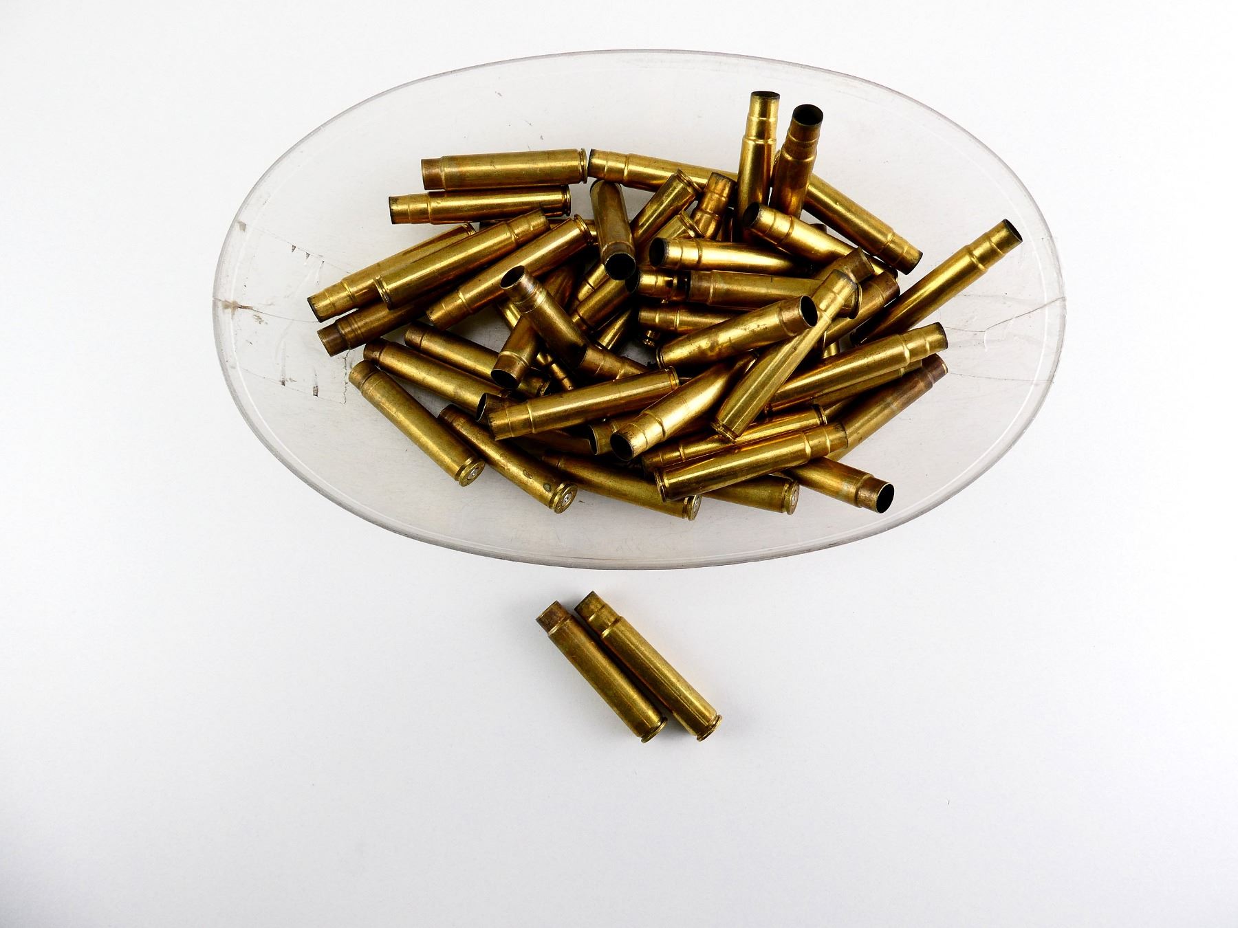 NON-PRIMED ASSORTED .375 CAL BRASS CASES LOT