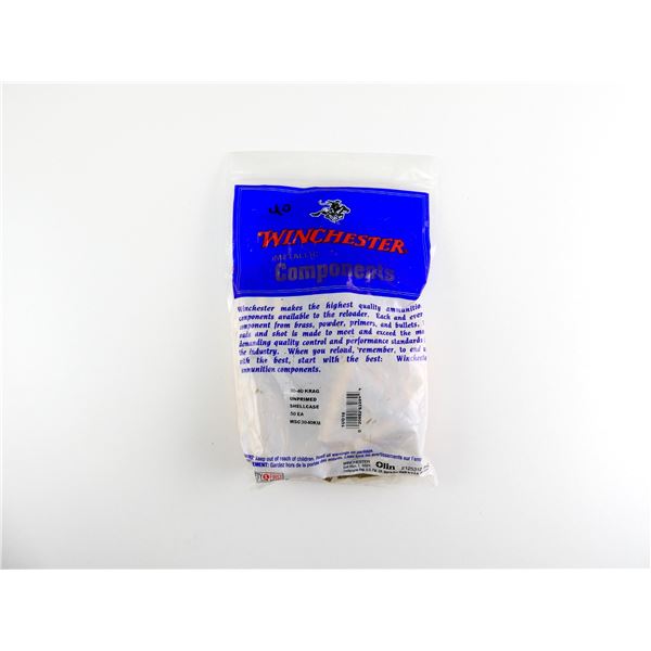 NEW NON-PRIMED WINCHESTER .30-40 KRAG BRASS CASES LOT