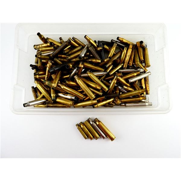 NON-PRIMED ASSORTED BRASS AND NICKEL CASES LOT