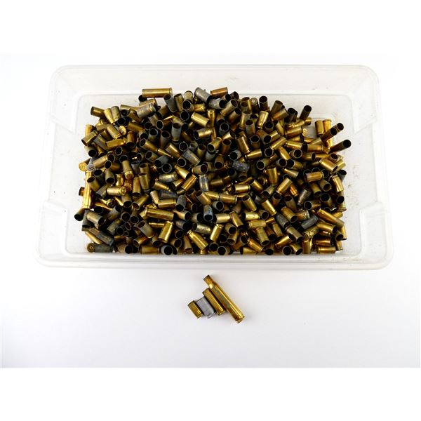 NON-PRIMED ASSORTED BRASS AND NICKEL CASES LOT