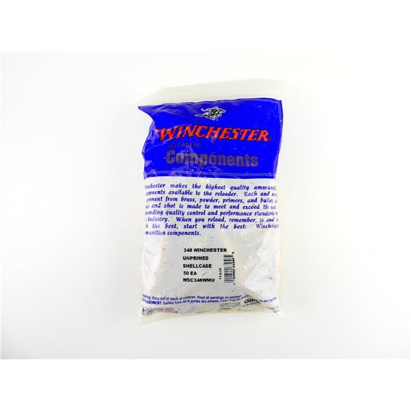 NEW NON-PRIMED WINCHESTER .348 WIN BRASS CASES LOT