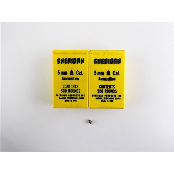SHERIDAN 5MM CALIBER PELLETS LOT