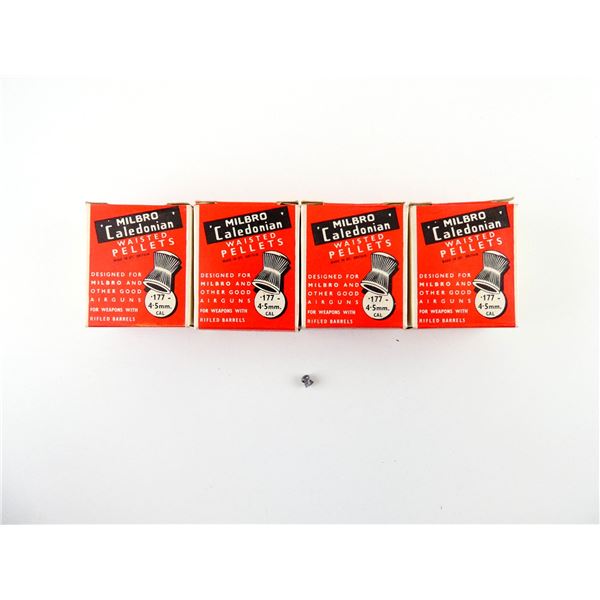 MILBRO CALEDONIAN .177 CALIBER WAISTED PELLETS LOT