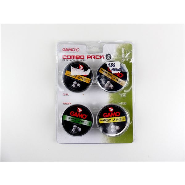 GAMO COMBO PACK .22 CALIBER PELLETS LOT