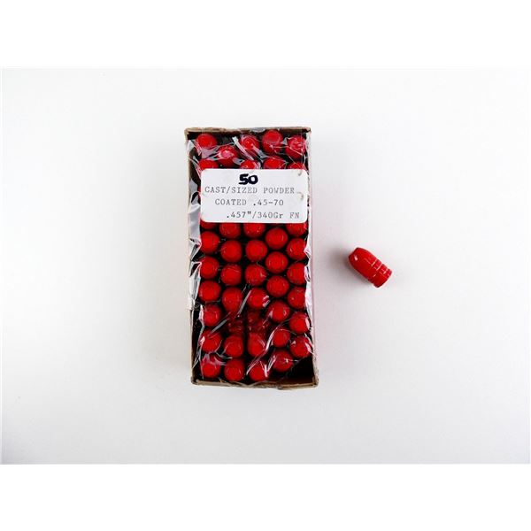 UNKNOWN CAST .45-70 GOVT BULLETS LOT