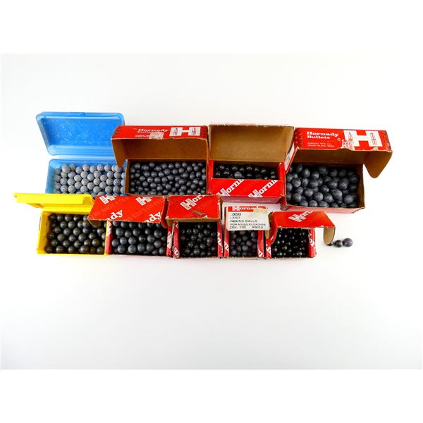 ASSORTED LEAD BALLS FOR MUZZLELOADING LOT