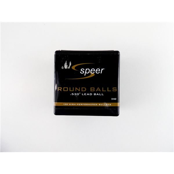SPEER ROUND BALLS .530" LEAD BALL LOT