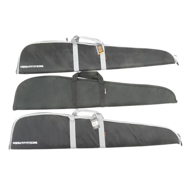 ASSORTED SOFT PADDED RIFLE CASES LOT