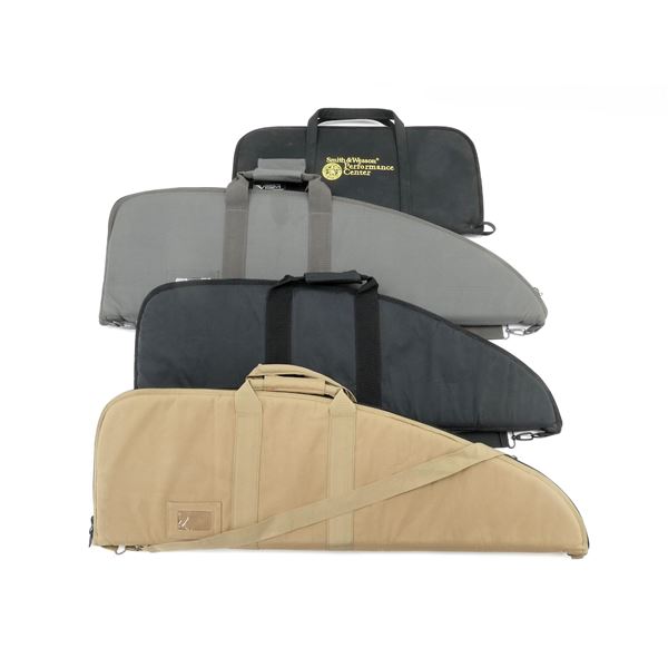 ASSORTED SOFT PADDED RIFLE CASES LOT