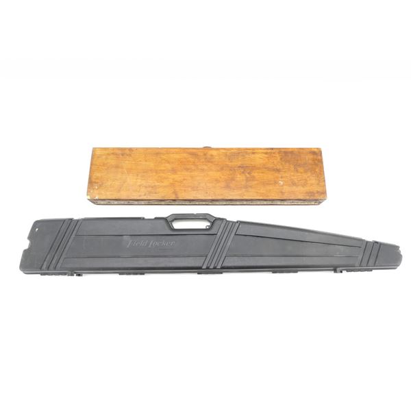 ASSORTED HARD PADDED RIFLE CASE AND NON-PADDED RIFLE CASE LOT