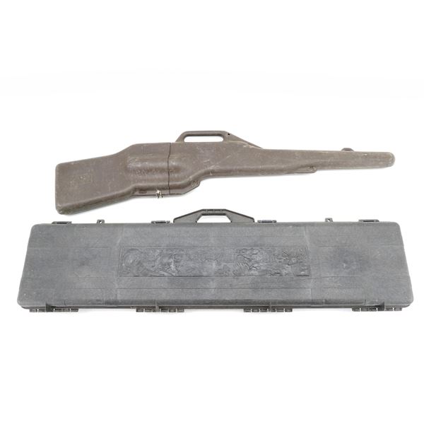 ASSORTED HARD PADDED RIFLE CASE AND ATV GUN BOOT LOT