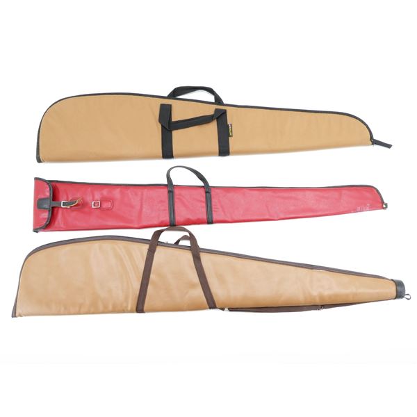 ASSORTED SOFT PADDED RIFLE CASES LOT