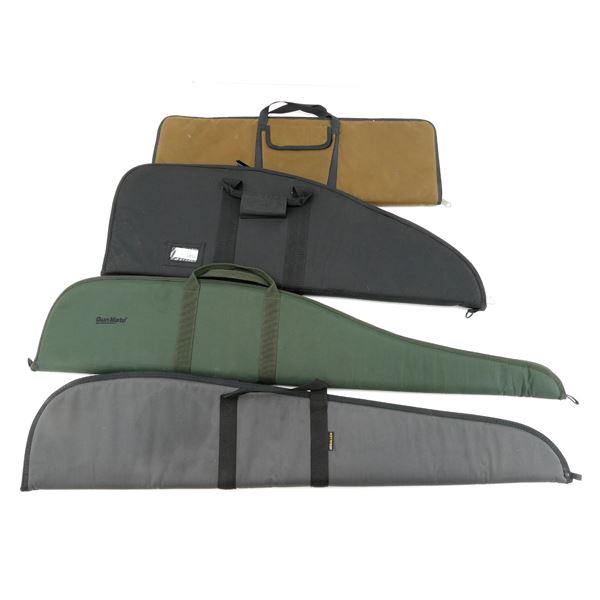 ASSORTED SOFT PADDED RIFLE CASES LOT
