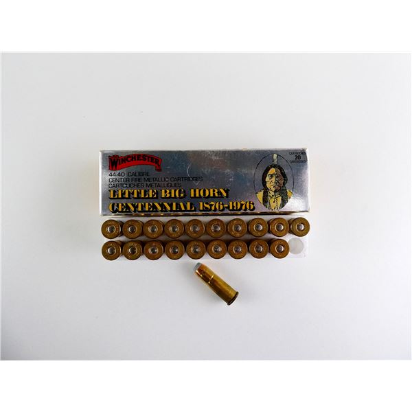 COLLECTIBLE WINCHESTER LITTLE BIG HORN CENTENNIAL .44-40 WIN AMMO LOT