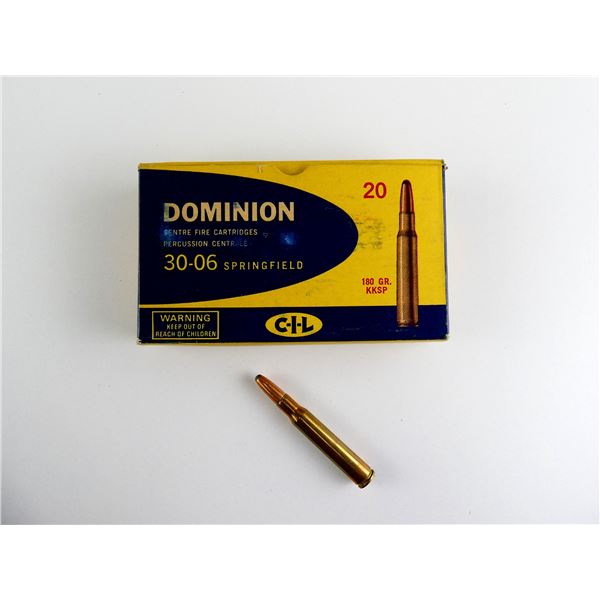 COLLECTIBLE DOMINION .30-06 SPRG AMMO LOT