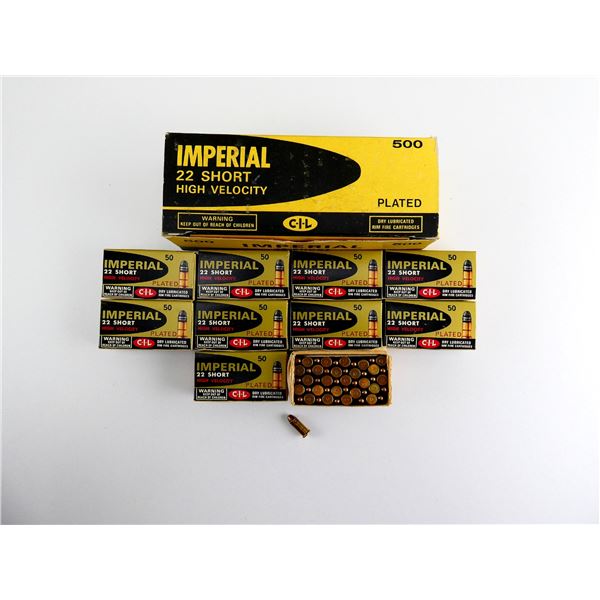 COLLECTIBLE IMPERIAL .22 SHORT AMMO LOT