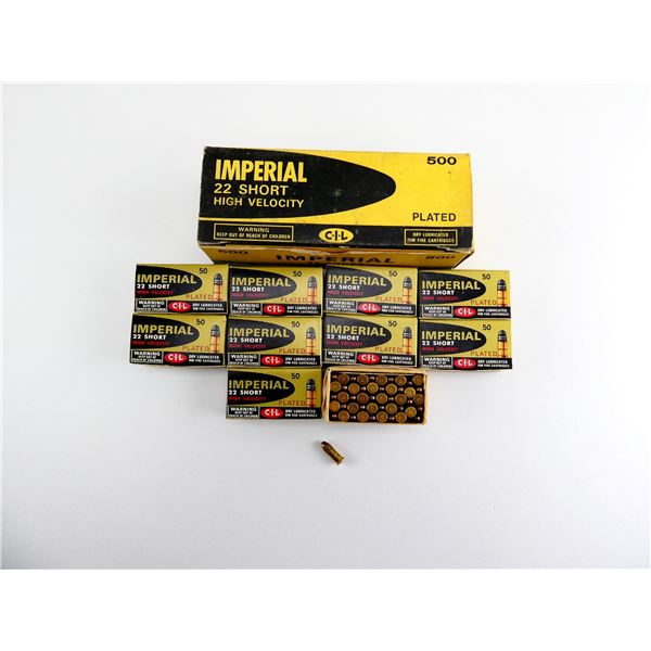 COLLECTIBLE IMPERIAL .22 SHORT AMMO LOT