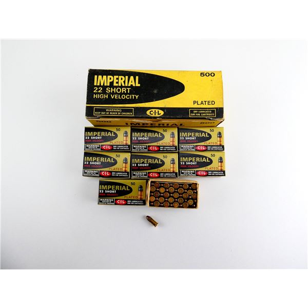 COLLECTIBLE IMPERIAL .22 SHORT AMMO LOT