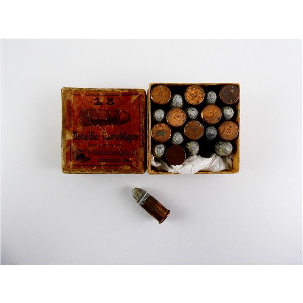 COLLECTIBLE DOMINION .56-52 SPENCER RF AMMO LOT