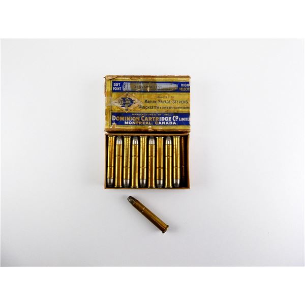 COLLECTIBLE DOMINION .38-55 WIN AMMO LOT