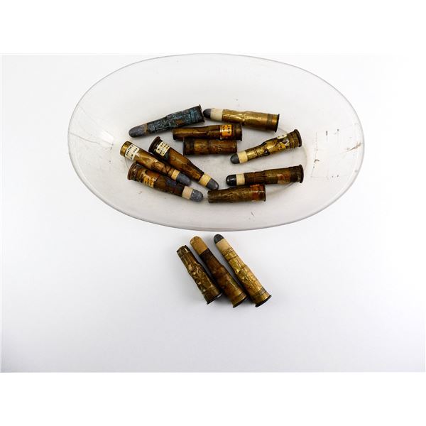 COLLECTIBLE ASSORTED .577 / .450 MARTINI-HENRY AMMO LOT AND