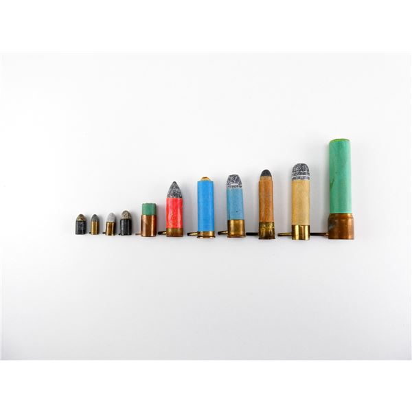 COLLECTIBLE ASSORTED PIN FIRE AMMO LOT