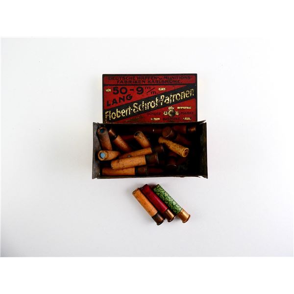 COLLECTIBLE ASSORTED 9MM FLOBERT SHOT SHELL AMMO LOT