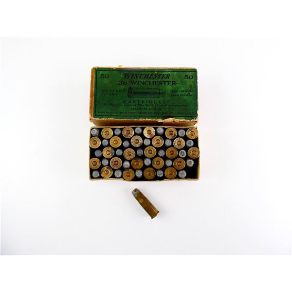 COLLECTIBLE WINCHESTER .38 WIN CF AMMO LOT