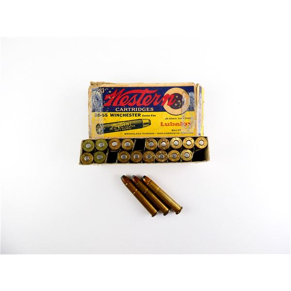 COLLECTIBLE ASSORTED .38-55 WIN AMMO LOT