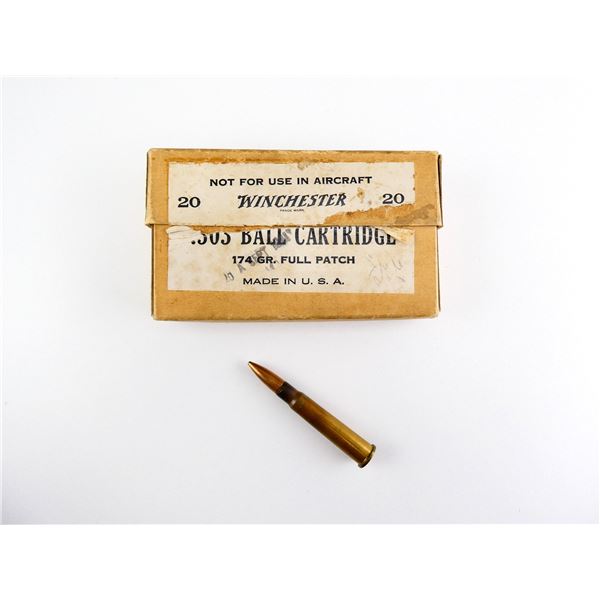 COLLECTIBLE WINCHESTER .303 BR AMMO LOT