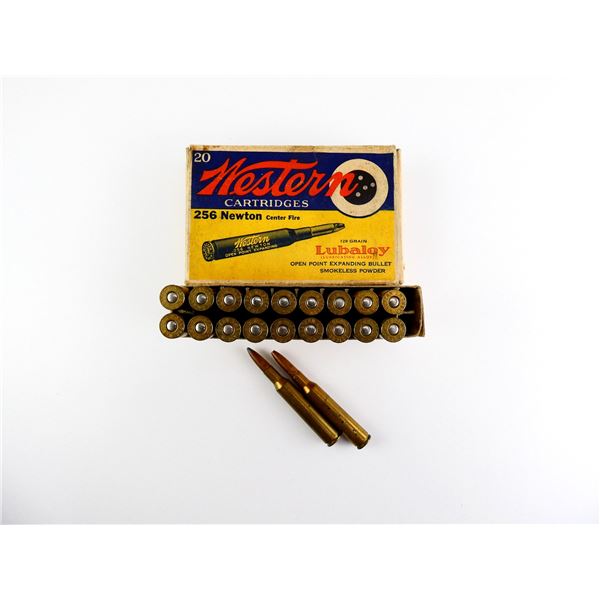 COLLECTIBLE ASSORTED .256 NEWTON AMMO LOT
