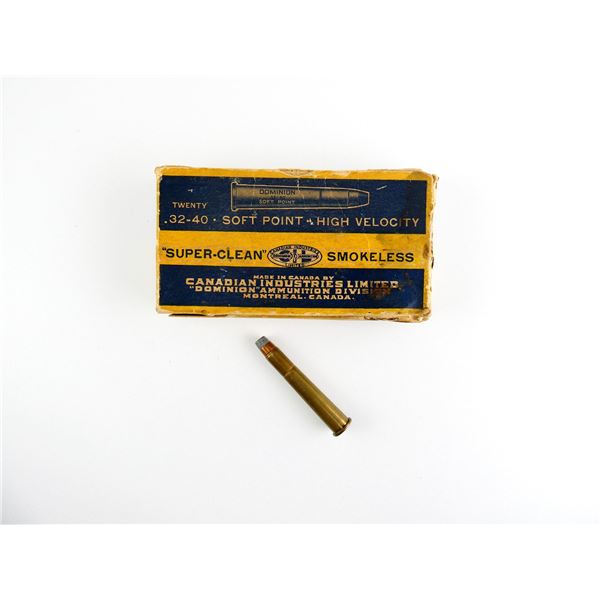 COLLECTIBLE DOMINION .32-40 WIN AMMO LOT
