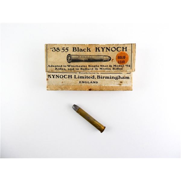 COLLECTIBLE KYNOCH .38-55 WIN BLACK POWDER AMMO LOT