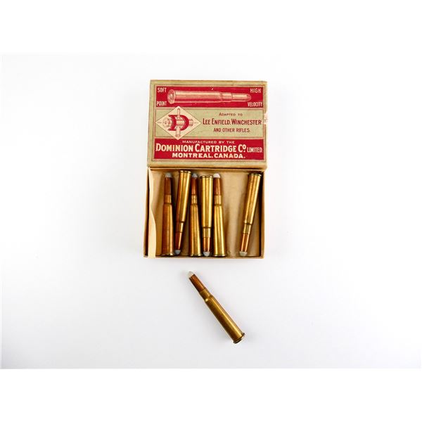 COLLECTIBLE DOMINION .303 BR AMMO LOT