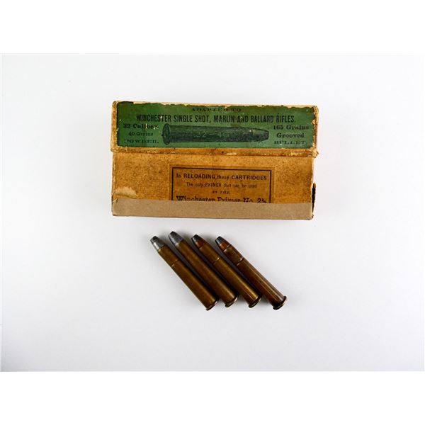 COLLECTIBLE ASSORTED .32-40 WIN AMMO LOT